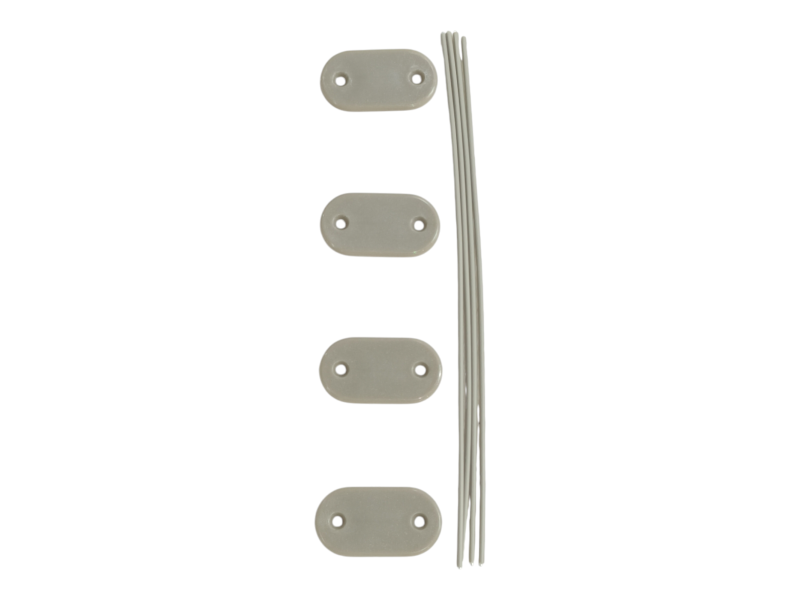 Mocowania PVC - Szary