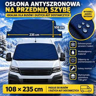 Mata antyszronowa granatowa