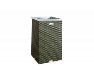 Donica technorattanowa kwadratowa zielona 1300g /m2