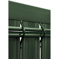 Pionowa listwa ogrodzeniowa zielona