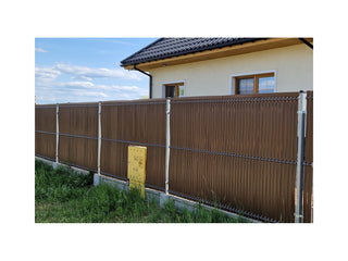 Pionowa listwa ogrodzeniowa – jasny brąz