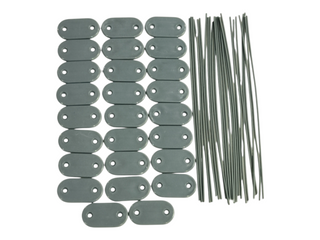Mocowania PVC grafitowe