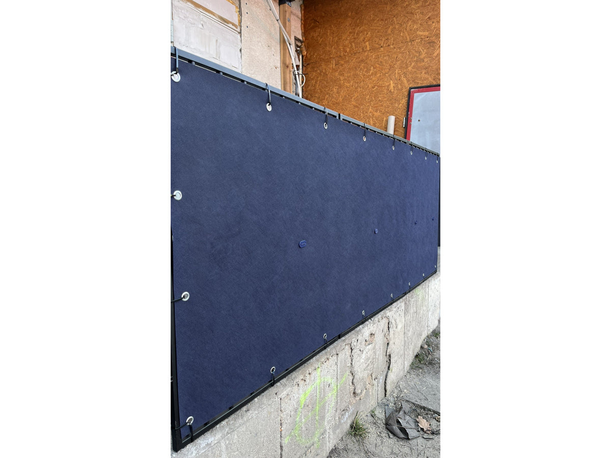 Mocowania PVC granatowe