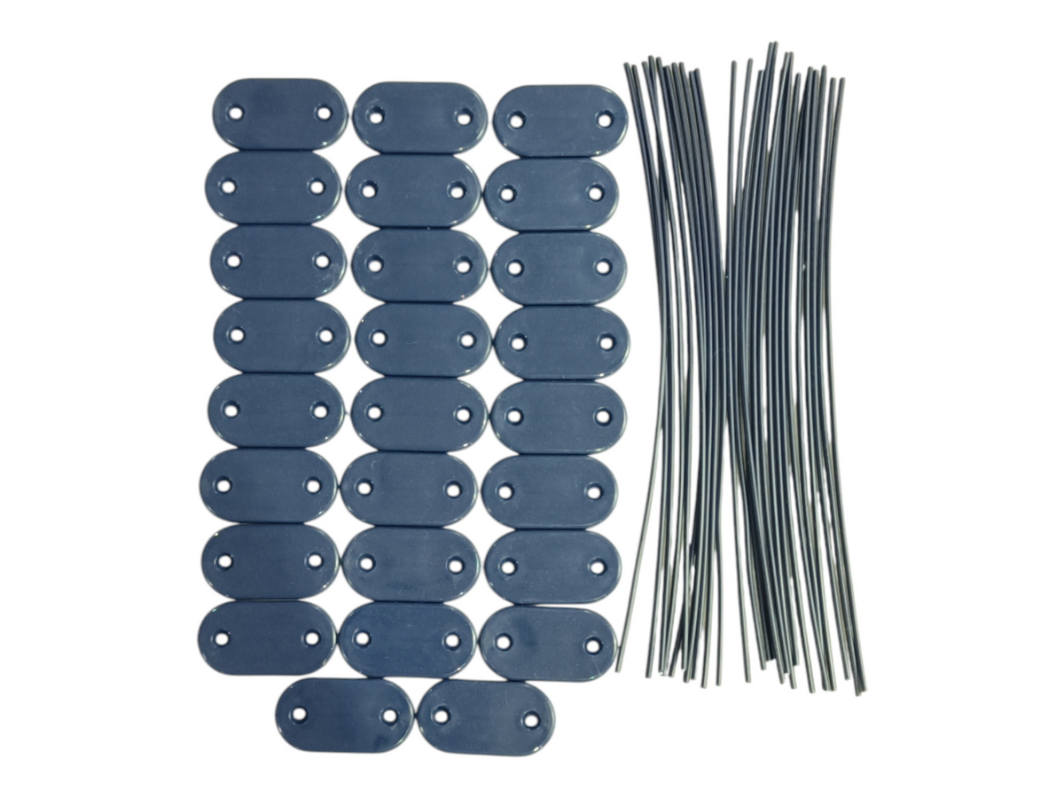 Mocowania PVC granatowe