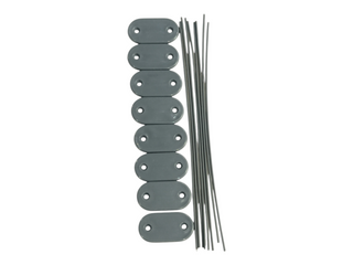 Mocowania PVC grafitowe