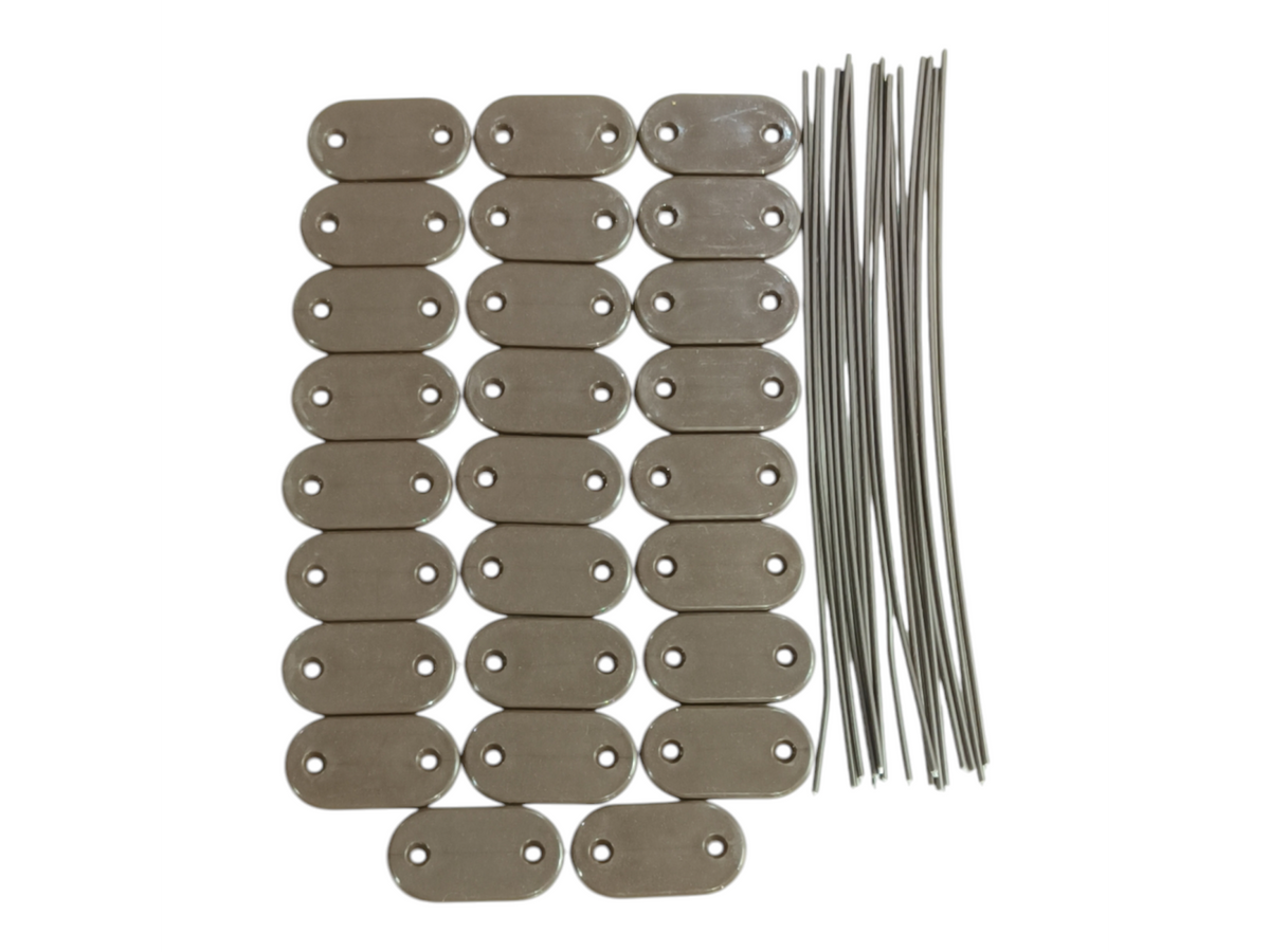 Mocowania PVC brązowe