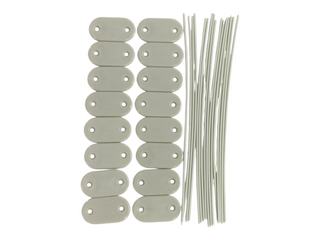 Mocowania PVC szare