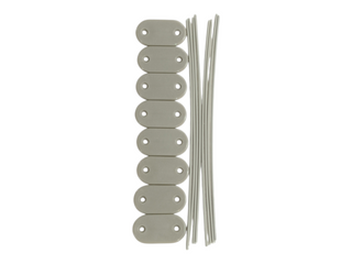 Mocowania PVC szare