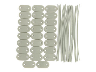 Mocowania PVC szare