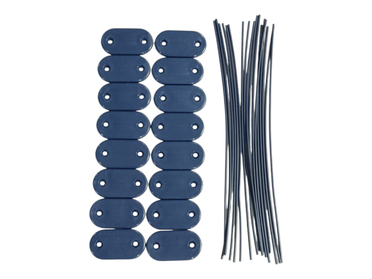 Mocowania PVC granatowe