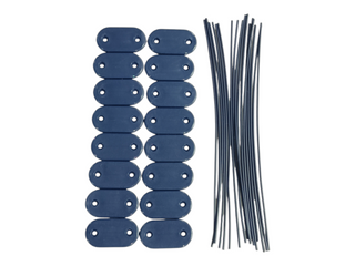 Mocowania PVC granatowe