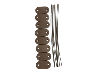 Mocowania PVC brązowe