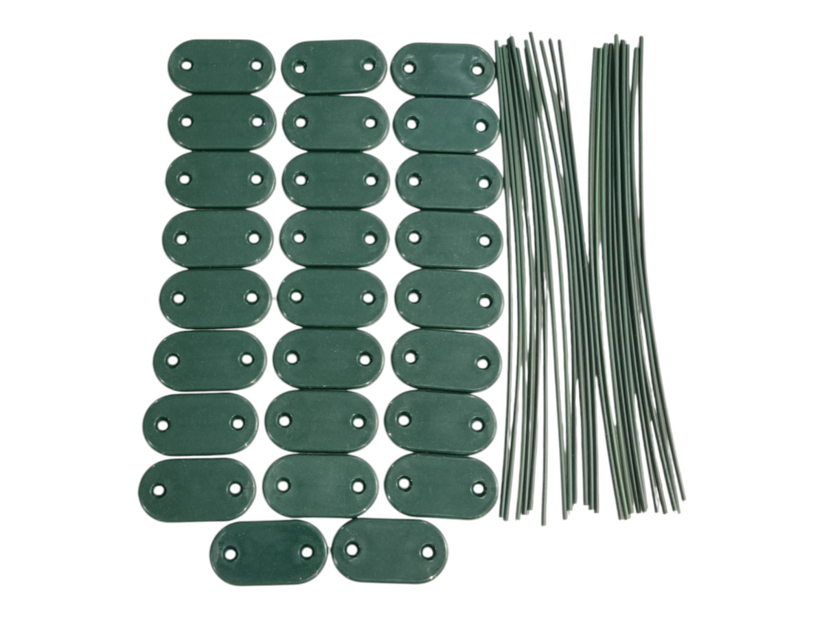 Mocowania PVC zielone