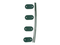 Mocowania PVC zielone