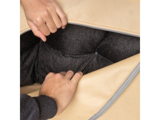 Organizer na pościel 105x50x16cm beżowy