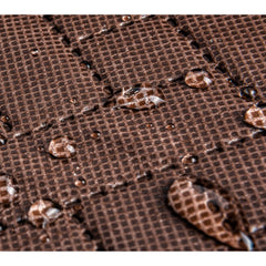 Osłona balkonowa na wymiar premium 240g brązowa