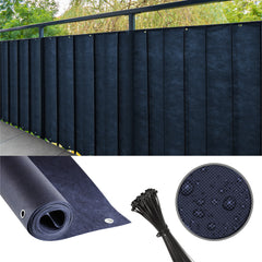 Osłona balkonowa na wymiar standard 150g granatowa