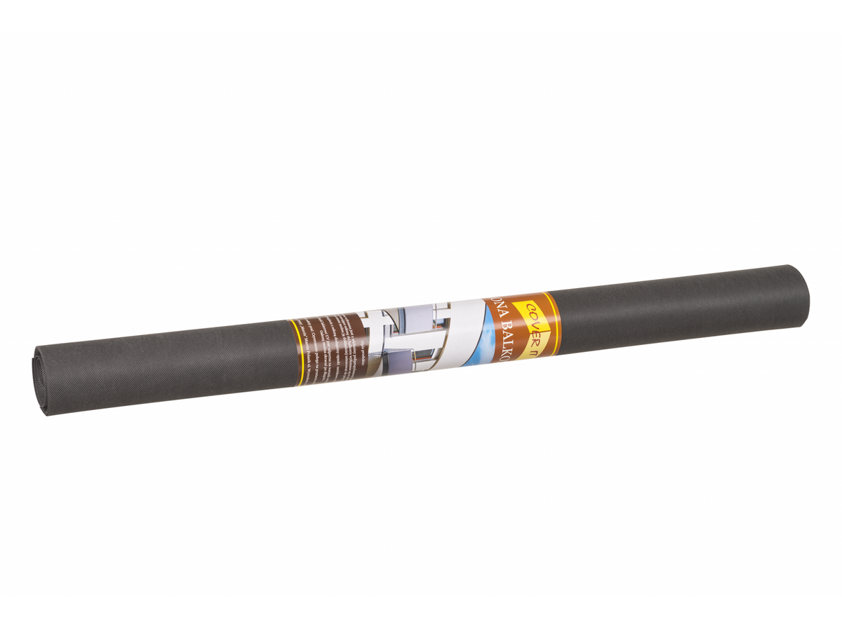 Osłona balkonowa na wymiar standard 150g grafitowa