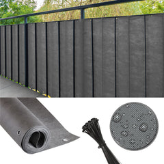 Osłona balkonowa na wymiar standard 150g szara