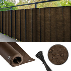 Osłona balkonowa na wymiar standard 150g brązowa