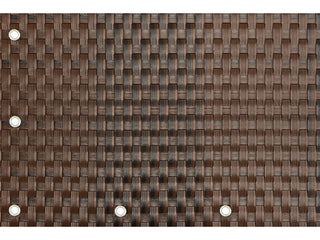 Osłona z technorattanu oczkowana 1300 g – kolor brązowo-czarny