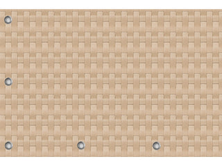 Osłona z technorattanu oczkowana 1300 g– kolor beżowy
