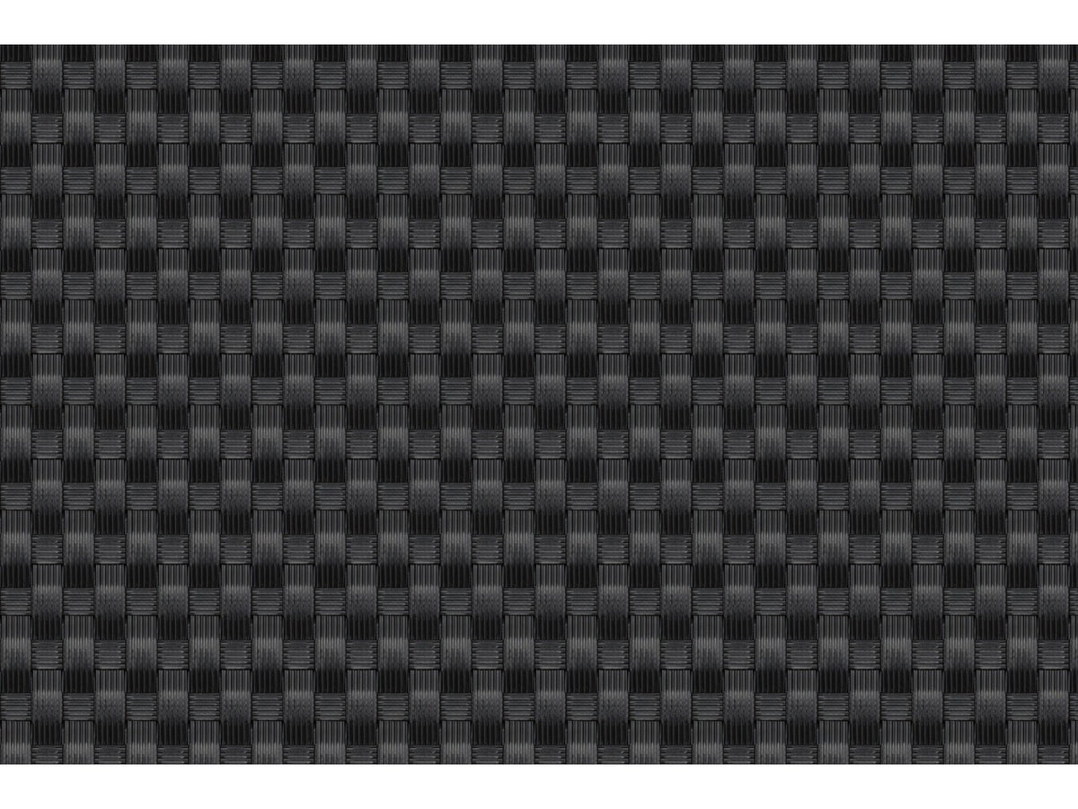 Osłona technorattanowa bez oczek 1300g - kolor czarny