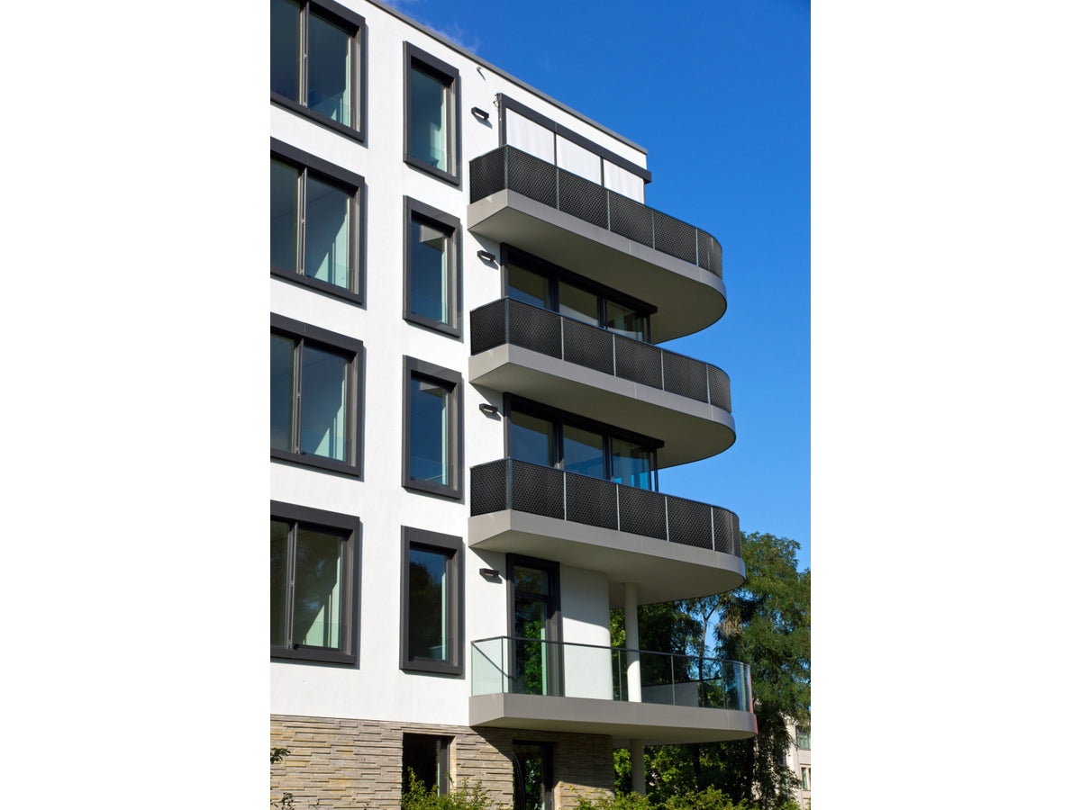 Osłona technorattanowa bez oczek 1300g kolor - grafitowy