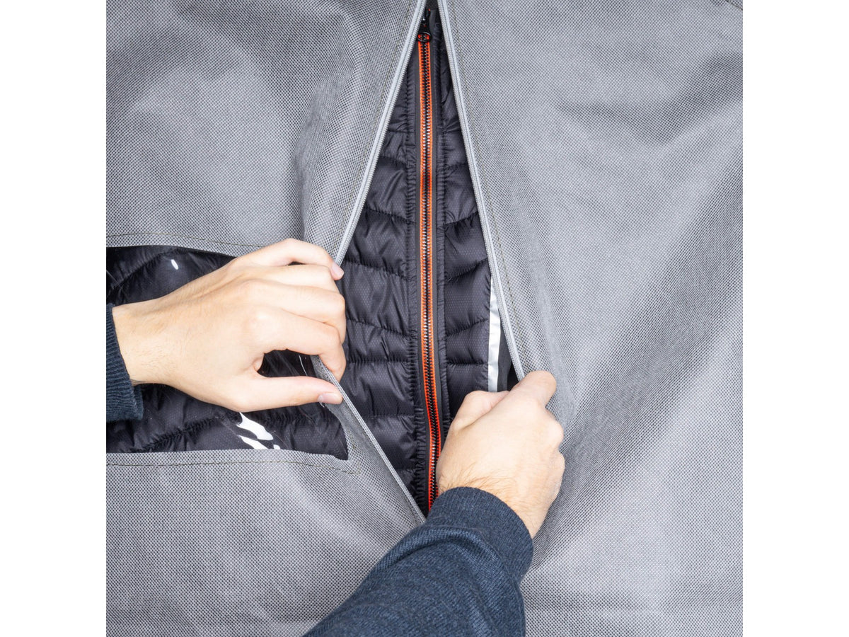 Pokrowiec na ubrania 3D 145x75x15cm granatowy