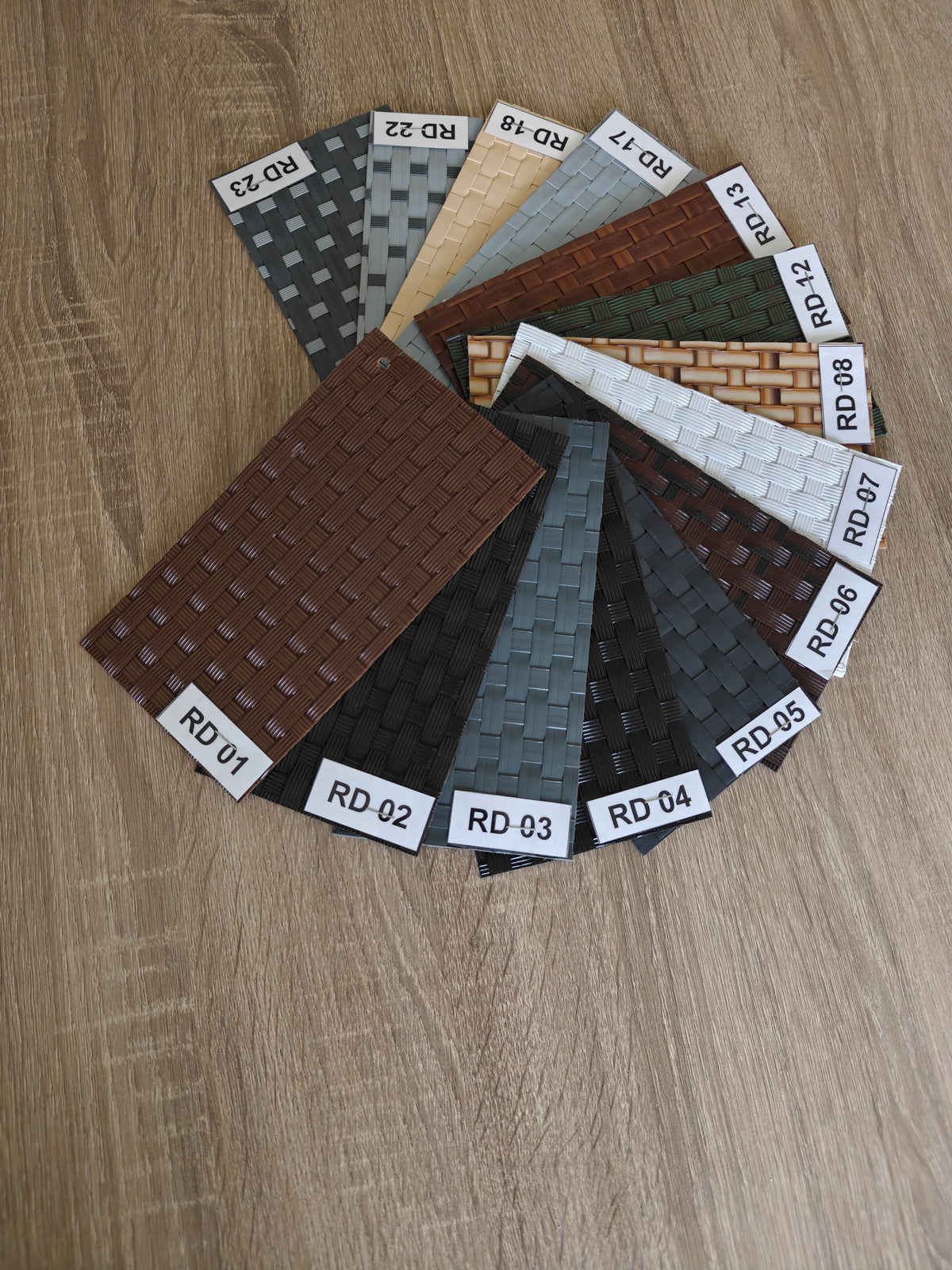 Próbnik materiał technorattan 1300g