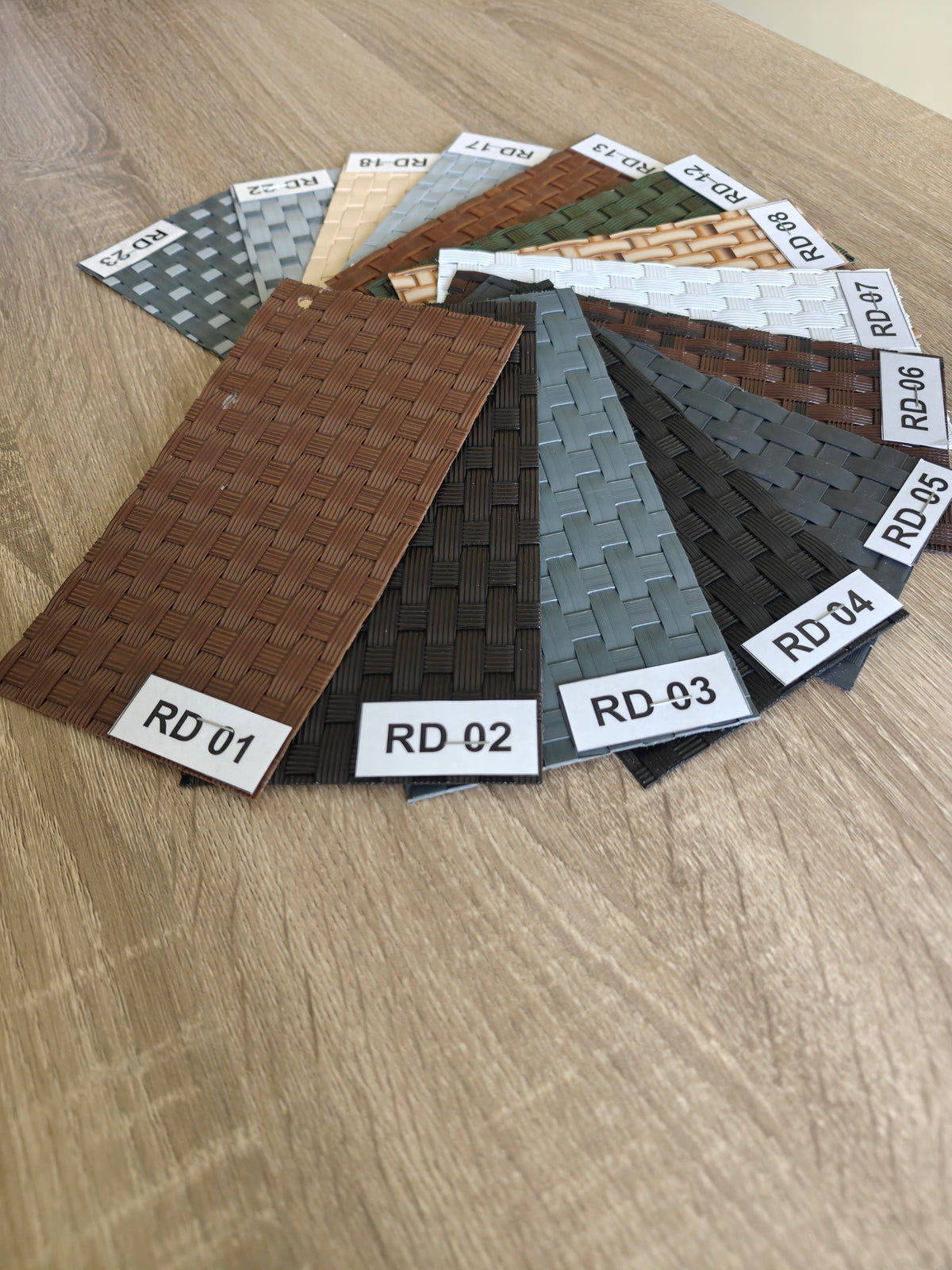 Próbnik materiał technorattan 1300g