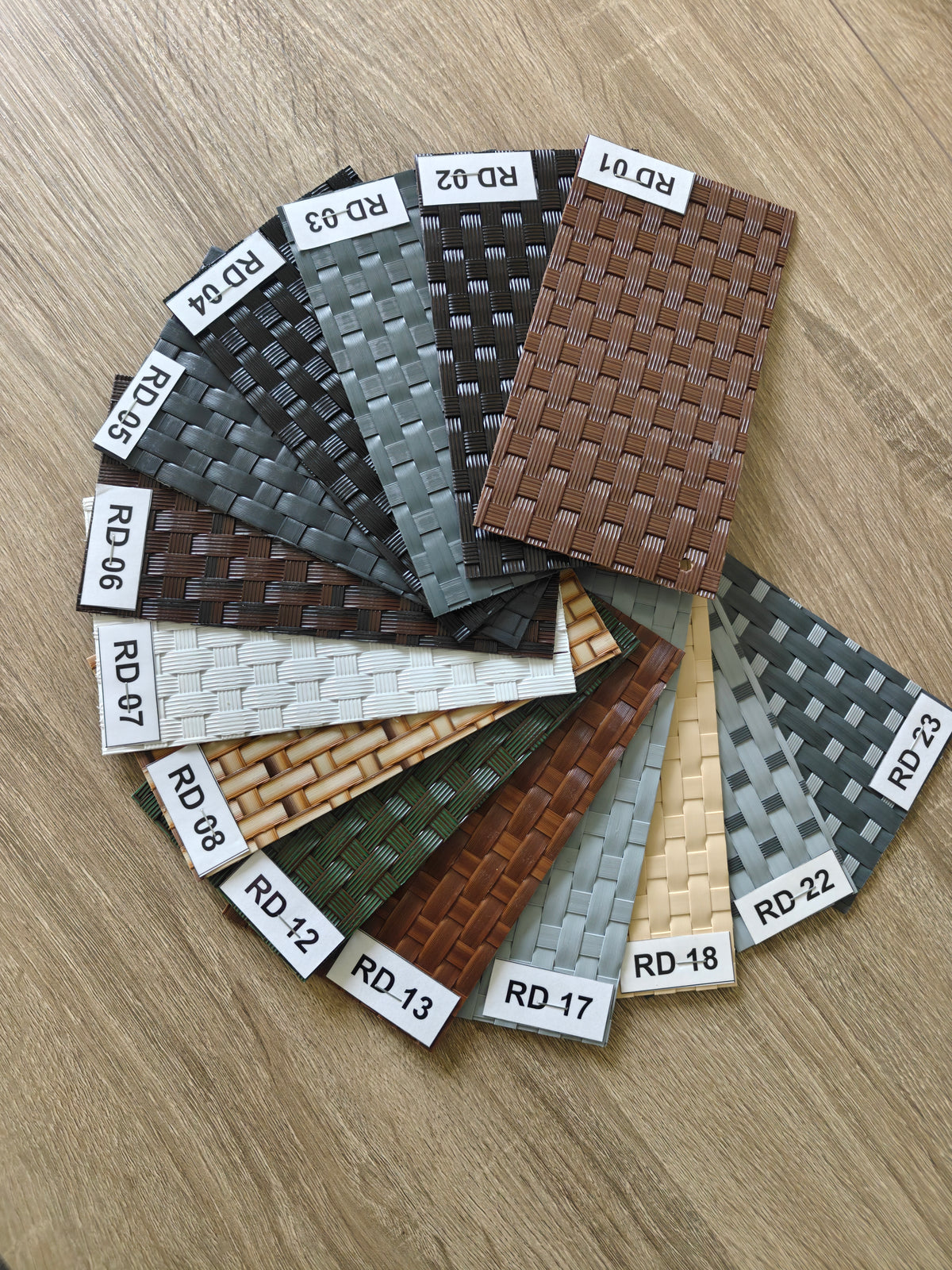 Próbnik materiał technorattan 1300g