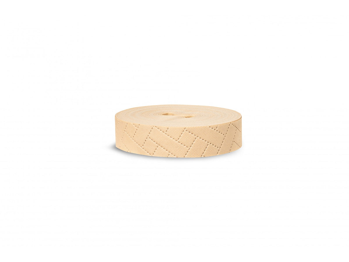 Taśma ogrodzeniowa premium 4,7cm beżowa