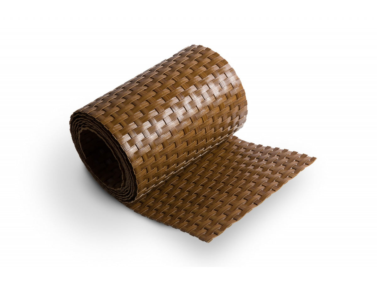Taśma technorattanowa 19 cm – kolor orzechowy