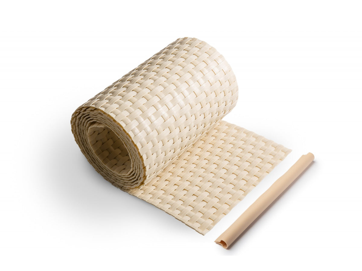 Taśma technorattanowa 19 cm - kolor beżowy