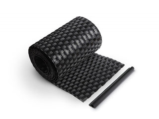 Taśma technorattanowa 19 cm – kolor czarny