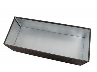 Ziołownik z technorattanu 95×40 cm – kolor miedziany