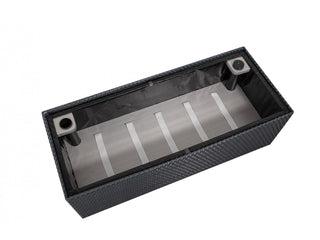 Ziołownik z technorattanu 95×40 cm – kolor miedziany